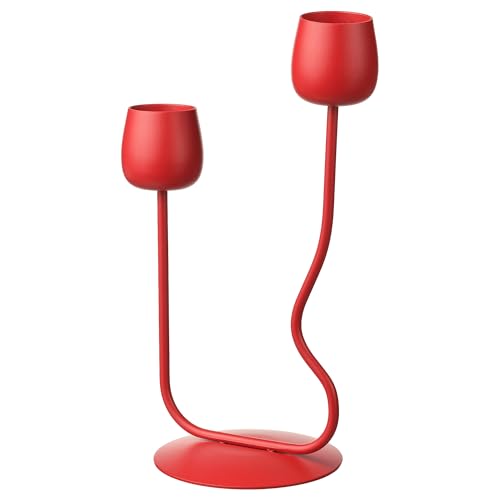ProTuning SILVERPÄRON Kerzenleuchter/Teelichthalter 29 cm leuchtend rot von ProTuning