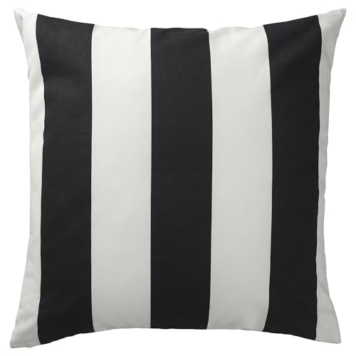 ProTuning SLÅNHÖSTMAL Kissenbezug Schwarz Weiß Streifenmuster 50x50 cm von ProTuning