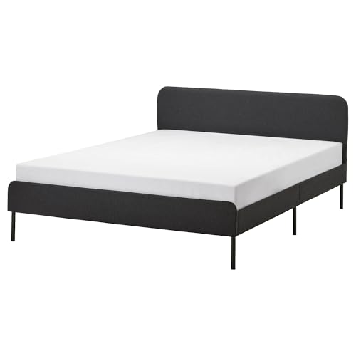 ProTuning SLATTUM Polsterbettgestell, Vissle dunkelgrau, 160x200 cm von ProTuning