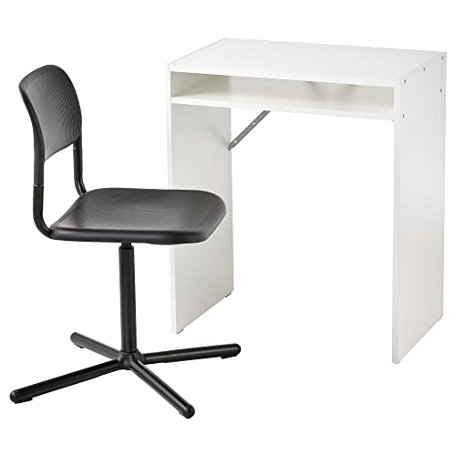 ProTuning SMÄLLEN/TORALD Schreibtisch und Stuhl, weiß/schwarz von ProTuning