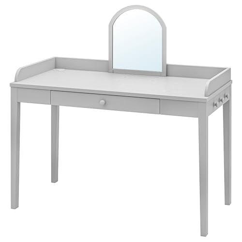 ProTuning SMYGA Schreibtisch mit Spiegel, Hellgrau, 122x60cm von ProTuning