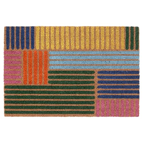 ProTuning SPÅRDJUP Fußmatte für den Innenbereich, mehrfarbig/gestreift, 40 x 60 cm von ProTuning