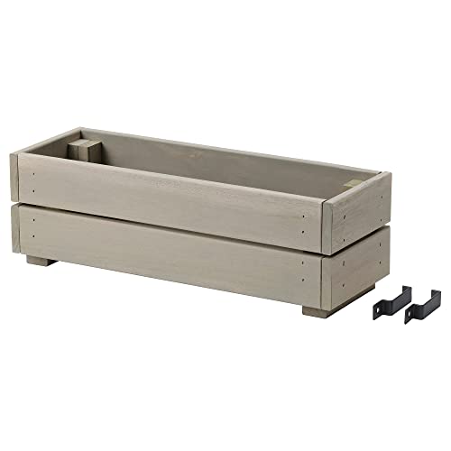 ProTuning STJÄRNANIS Blumenkasten 43x15cm Outdoor gebeizt/hellgrau von ProTuning