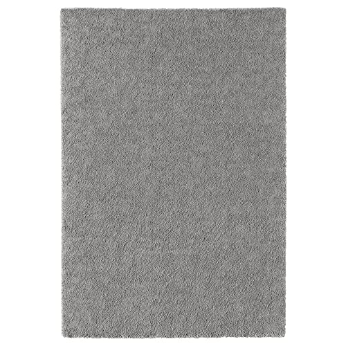 ProTuning STOENSE Teppich Niederflor 133x195 cm Mittelgrau von ProTuning