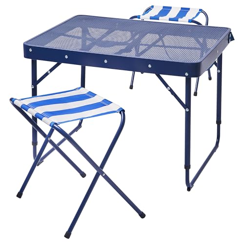 ProTuning STRANDÖN Klapptisch Set, blau von ProTuning