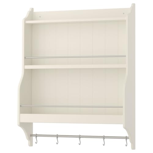 ProTuning TORNVIKEN Tellerregal 80x20x100cm Offwhite von ProTuning