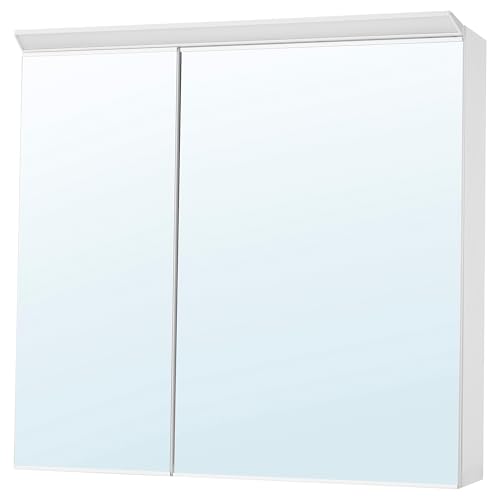 ProTuning TREASJÖN Spiegelkabine 2-türig / Einbaubeleuchtung 80x17x75cm von ProTuning