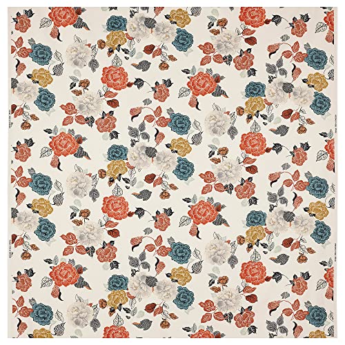 ProTuning TROLLMAL Stoff 150cm natur/Blumen gemustert von ProTuning