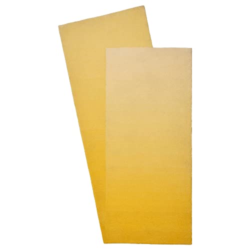 ProTuning Teppich VARMBLIXT Niederflor 100x180 cm Handarbeit/Gelb von ProTuning