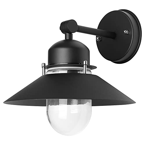ProTuning UPPLID Wandlampe 28 cm Außen Schwarz von ProTuning