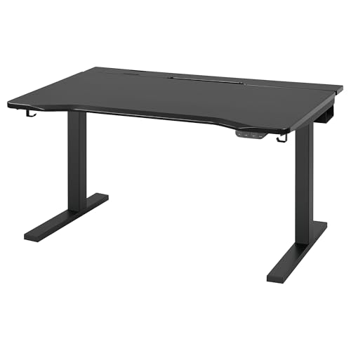 ProTuning UTMANING Gaming Schreibtisch Sitz/Ständer, elektrisch/schwarz, 120x80cm von ProTuning