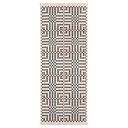ProTuning VAMDRUP Teppich, Flachgewebt, 80x200 cm, Handarbeit/Mehrfarbig von ProTuning
