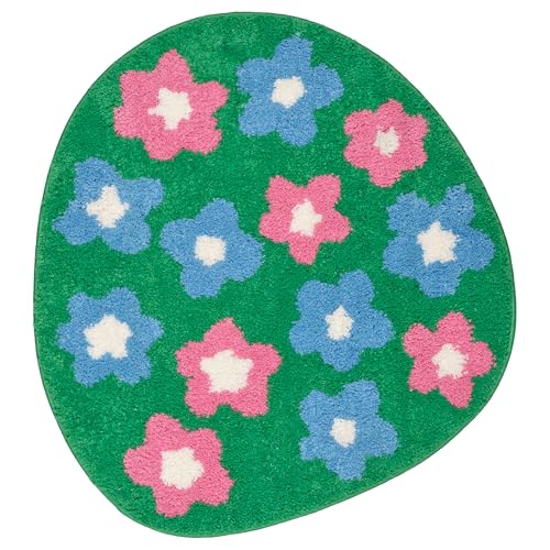 ProTuning VATTENSKRUV Badematte, Blumenmuster/mehrfarbig, 60 x 65 cm von ProTuning