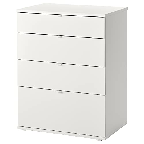 ProTuning VIHALS Kommode mit 4 Schubladen, 70 x 47 x 90 cm, weiß/Anker-/Entriegelungsfunktion ProTuning VIHALS Kommode mit 4 Schubladen, 70 x 47 x 90 cm, weiß/Anker-/Entriegelungsfunktion von ProTuning