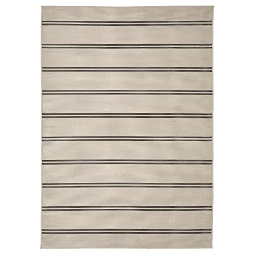 ProTuning VIRKLUND Teppich Flachgewebt, In/Outdoor, 160x230cm, Beige/Dunkelgrau von ProTuning