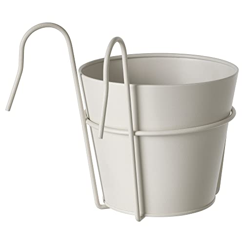 ProTuning VITLÖK Pflanzkübel mit Halter 15 cm In/Outdoor Offwhite von ProTuning