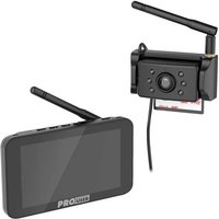 ProUser DRC5040 Funk-Rückfahrvideosystem IR-Zusatzlicht, Abstandshilfslinien Saugnapf, Kennzeichenh von ProUser
