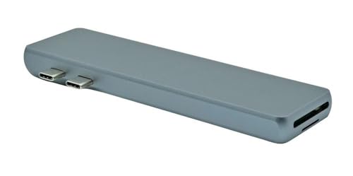 ProXtend USBC-MULTI8-001 Station d'accueil USB 3.2 Gen 1 (3.1 Gen 1) Type-C Gris von ProXtend