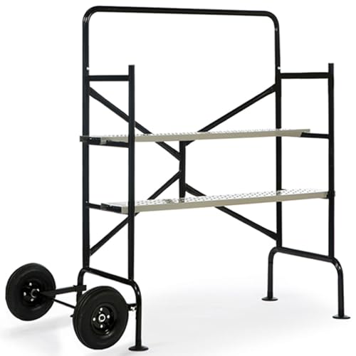 ProBache – Mobiles Gerüst auf Rädern, L 140 x B 78 x H 135 cm, mit 2 Böden ProBache – Mobiles Gerüst auf Rädern, L 140 x B 78 x H 135 cm, mit 2 Böden von Probache