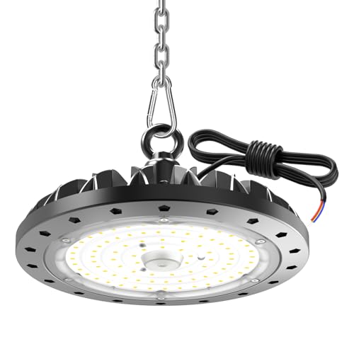 Probapro 100W LED UFO Industriebeleuchtung - 10000LM LED Hallenstrahler, IP65 Wasserdicht Werkstattlampe, 6000K Kaltweiß Hallenbeleuchtung LED für Baustelle, Lager, Fabrik von Probapro