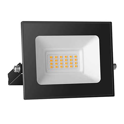 Probapro 20W LED Strahler Außen, IP65 Wasserdicht Außenstrahler LED Fluter 2000LM Scheinwerfer Flutlicht, Aussenstrahler für Hinterhof, Garten, Werkstatt, Hof, Auffahrt, Türen, Garage, Flur von Probapro