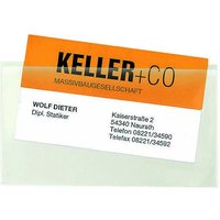 Probeco Visitenkartentasche selbstklebend transparent von Probeco