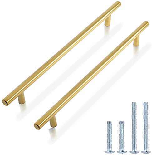 Probrico Golden Edelstahl Türgriffe Hängegriffe für Küchenschrank Kabinett BA 256 mm 25 Stück von Probrico