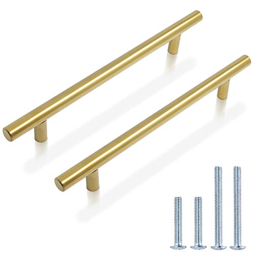 Probrico Küchenschrank Golden Türgriffe Möbelgriffe Für Kommode Kabinett-BA 160mm-10 Stück von Probrico