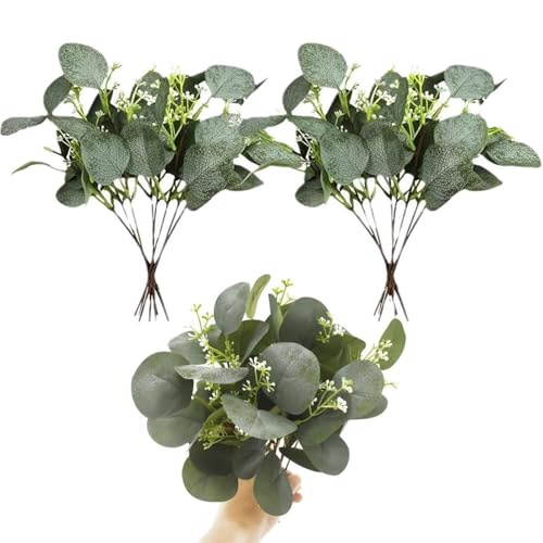Probuk 12 Stück Künstliche Eukalyptus Pflanzen mit Beeren, Realistische Zweige, Eukalyptus künstlich Zweige Deko für Hochzeit, Garten, Innen & Außen Dekoration, Pflegeleicht, Büro Dekoration Probuk 12 Stück Künstliche Eukalyptus Pflanzen mit Beeren, Realistische Zweige, Eukalyptus künstlich Zweige Deko für Hochzeit, Garten, Innen & Außen Dekoration, Pflegeleicht, Büro Dekoration von Probuk