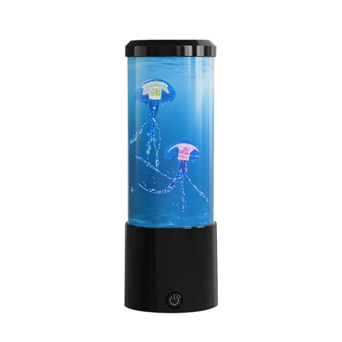 Probuk Jellyfish Lampe LED Mit Farbwechsel, Lavalampe Quallen Design Nachtlicht Für Schlafzimmer Und Wohnzimmer, Beruhigende Mood Lampe Für Kinder Und Erwachsene Probuk Jellyfish Lampe LED Mit Farbwechsel, Lavalampe Quallen Design Nachtlicht Für Schlafzimmer Und Wohnzimmer, Beruhigende Mood Lampe Für Kinder Und Erwachsene von Probuk