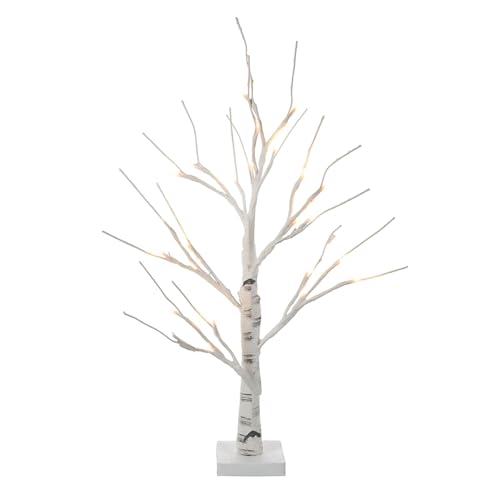 Probuk LED Baum Lichter, 24 Warmweiß LEDs Birke Lichterbaum Innen, Verstellbare Äste, USB/Batteriebetrieben, Bäumchen Birken für Weihnachten Ostern Party Geburtstag Hochzeit Deko - 60cm/2ft Probuk LED Baum Lichter, 24 Warmweiß LEDs Birke Lichterbaum Innen, Verstellbare Äste, USB/Batteriebetrieben, Bäumchen Birken für Weihnachten Ostern Party Geburtstag Hochzeit Deko - 60cm/2ft von Probuk