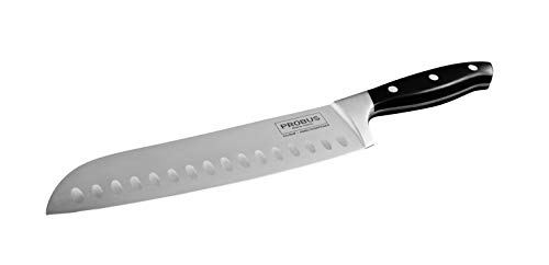 Probus Santokumesser 34 cm, handgeschärftes Premium-Küchenmesser, Universalmesser aus Edelstahl zum Schneiden und Hacken, ergonomischer & rutschfester Griff (Klinge: 20 cm), Menge: 1 Stück von Probus