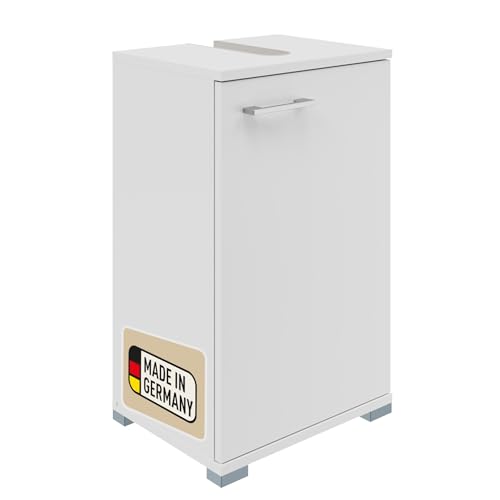 Probus Basic Badunterschrank 40 cm – Moderner Waschbeckenunterschrank in weißem Design mit viel Stauraum – Made in Germany, Weiß Probus Basic Badunterschrank 40 cm – Moderner Waschbeckenunterschrank in weißem Design mit viel Stauraum – Made in Germany, Weiß von Probus