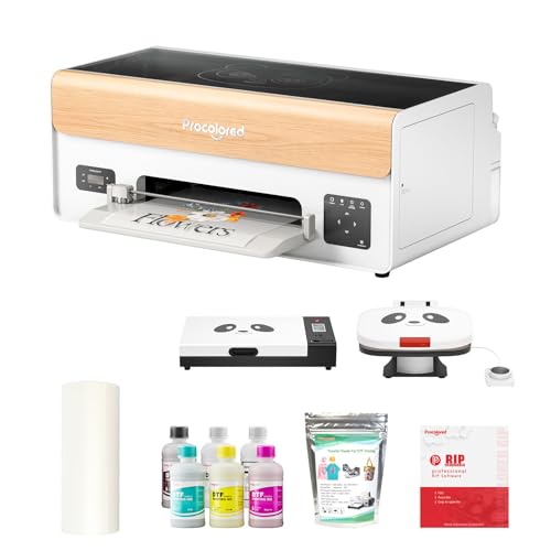 Procolored P13 A3 XP600 DTF Drucker Paket mit Härtungs Ofen und Heißpresse Direktdruck auf Folie mit automatischer Reinigung kompatibel mit Windows für Textildruck auf T Shirts und Kleidung Procolored P13 A3 XP600 DTF Drucker Paket mit Härtungs Ofen und Heißpresse Direktdruck auf Folie mit automatischer Reinigung kompatibel mit Windows für Textildruck auf T Shirts und Kleidung von Procolored