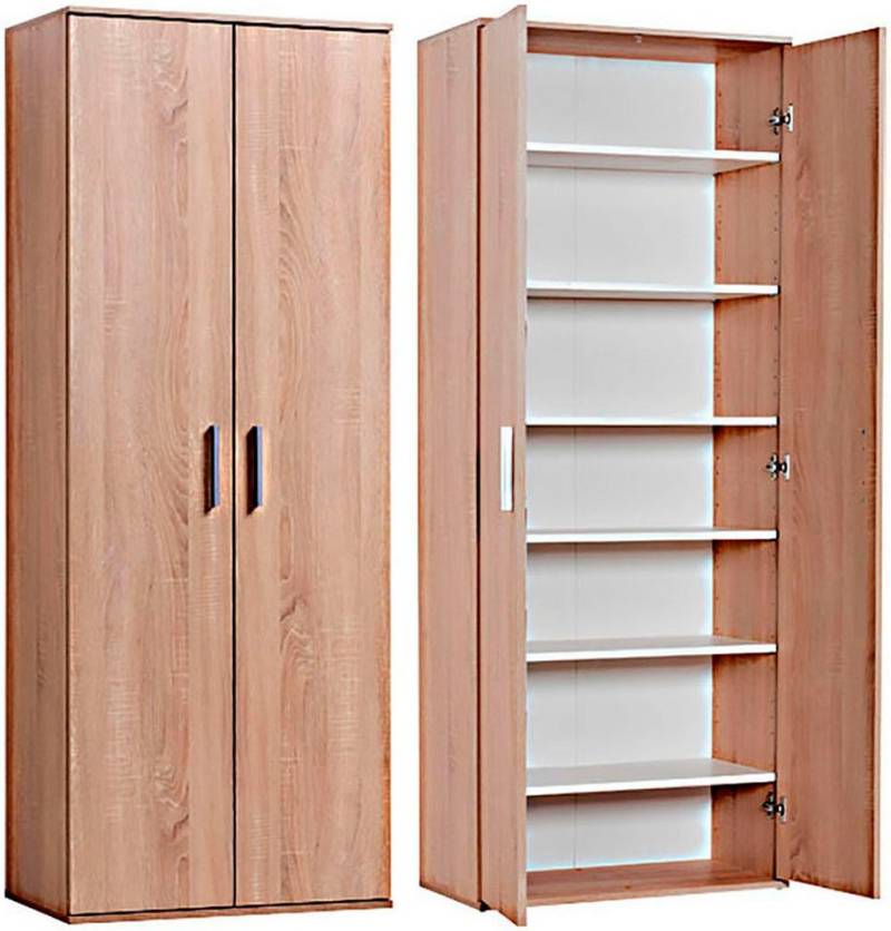 Procontour Mehrzweckschrank Haushaltsschrank Clara BESTSELLER! (OTTOs Choice) Höhe 167cm mit variabel verstellbaren Einlegeböden von Procontour