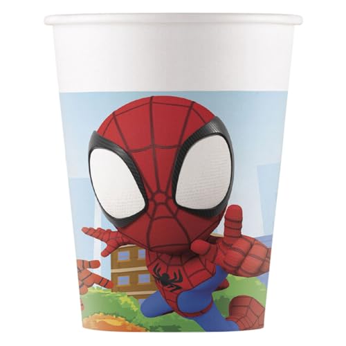 Marvel's Spidey Pappbecher (8 Stück, 200 ml) von Procos