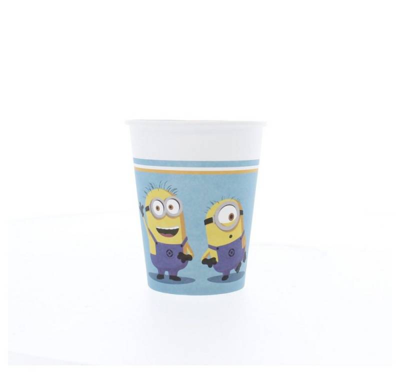 Procos Becher Minions - Partybecher - 8 Stück - ca. 200 ml, Papier von Procos