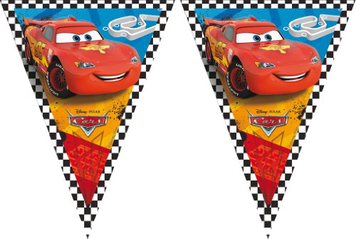 Procos Disney Pixar Cars Girlande Partykette Fahnenbanner 2,0 m von Procos