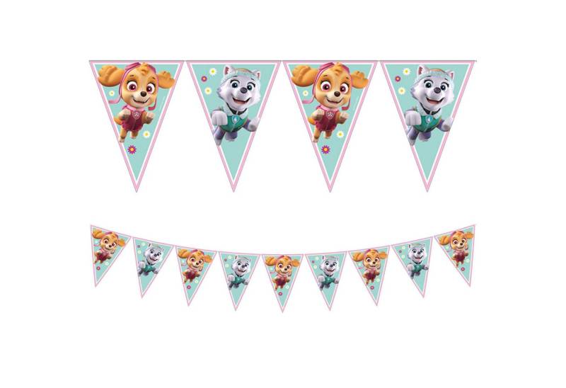 Procos Girlande Wimpelgirlande Banner Paw Patrol Skye And Everest von Procos