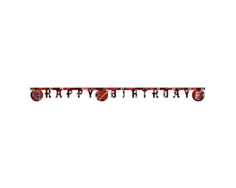 Procos Hängedekoration Buchstabengirlande Happy Birthday Lego Ninjago FSC von Procos