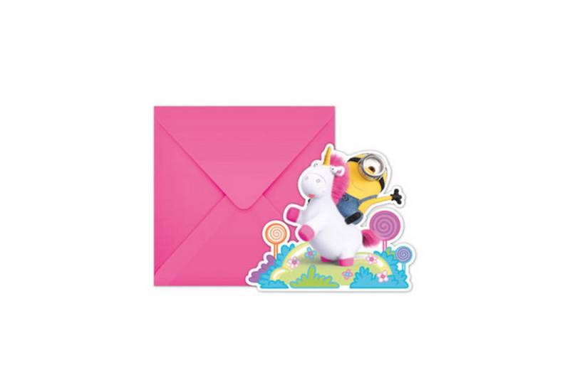 Procos Hängedekoration Einladung Fluffy 6Stk. Procos Hängedekoration Einladung Fluffy 6Stk. von Procos