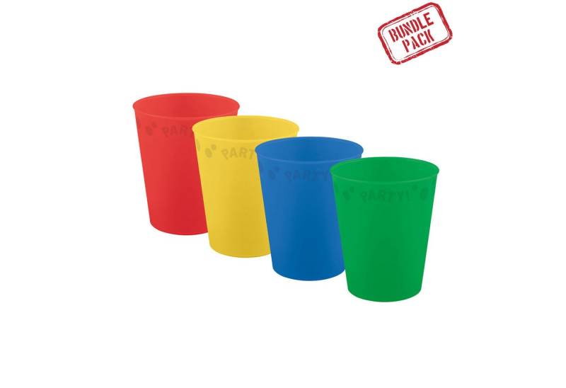 Procos Hängedekoration Mehrweg Becher 250 ml, 4 Stück Multicolor Procos Hängedekoration Mehrweg Becher 250 ml, 4 Stück Multicolor von Procos