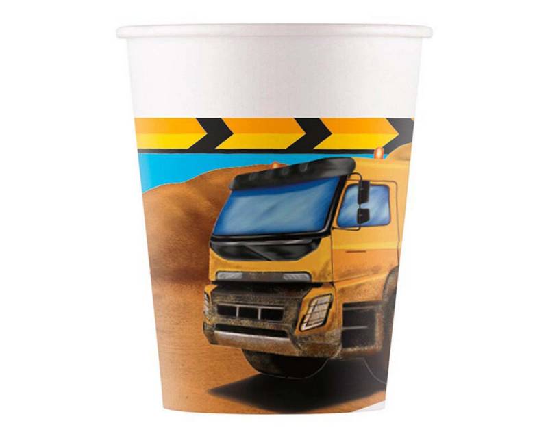 Procos Einwegbecher Pappbecher Baustelle 200ml/8Stk. FSC, 100% Papier, Pappe Procos Einwegbecher Pappbecher Baustelle 200ml/8Stk. FSC, 100% Papier, Pappe von Procos