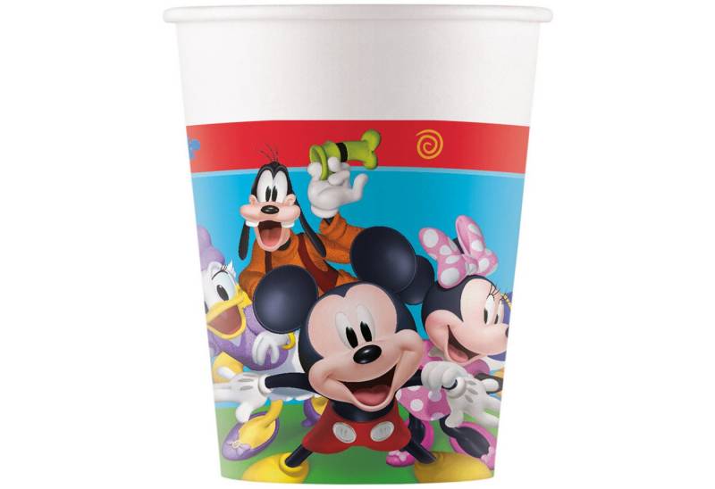 Procos Einwegbecher Pappbecher Mickey 200 ml, 8 Stück FSC, 100% Papier, Pappe Procos Einwegbecher Pappbecher Mickey 200 ml, 8 Stück FSC, 100% Papier, Pappe von Procos