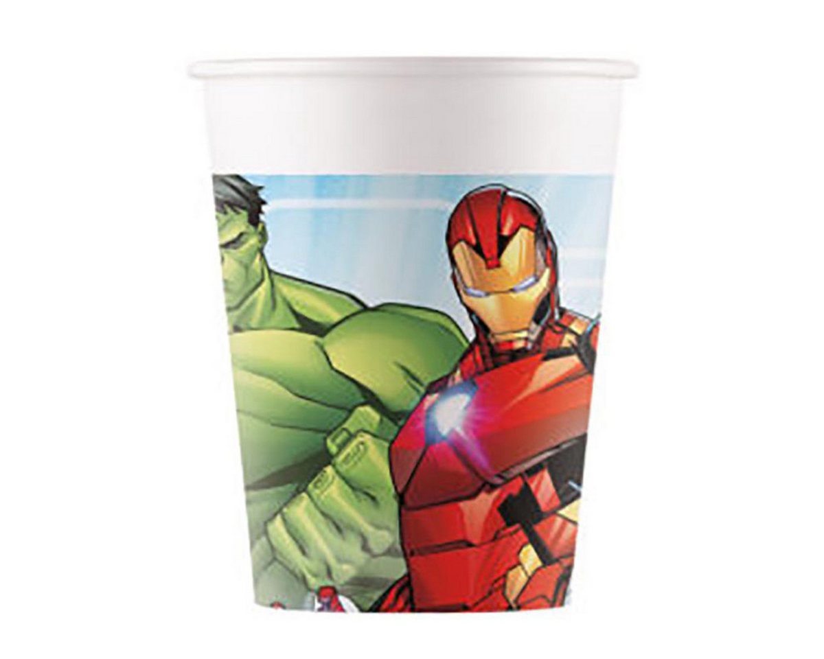 Procos Einwegbecher Pappbecher Mighty Avengers 8Stk./200ml FSC, 100% Papier, Pappe Procos Einwegbecher Pappbecher Mighty Avengers 8Stk./200ml FSC, 100% Papier, Pappe von Procos