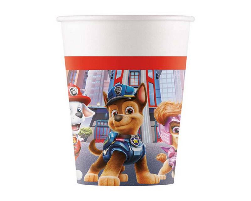 Procos Einwegbecher Pappbecher Paw Patrol Movie 200ml/8Stk. FSC, 100% Papier, Pappe Procos Einwegbecher Pappbecher Paw Patrol Movie 200ml/8Stk. FSC, 100% Papier, Pappe von Procos
