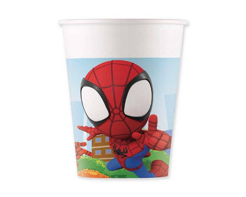 Procos Einwegbecher Pappbecher Spidey 200ml/8Stk., 100% Papier, Pappe Procos Einwegbecher Pappbecher Spidey 200ml/8Stk., 100% Papier, Pappe von Procos