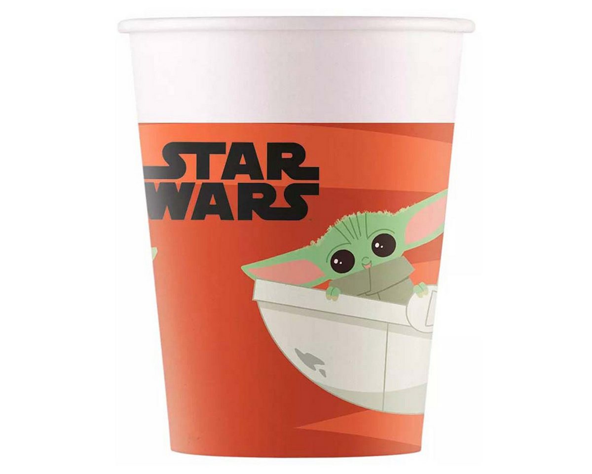 Procos Einwegbecher Pappbecher The Mandalorian 200ml/8Stk. FSC Neu, 100% Papier, Pappe Procos Einwegbecher Pappbecher The Mandalorian 200ml/8Stk. FSC Neu, 100% Papier, Pappe von Procos