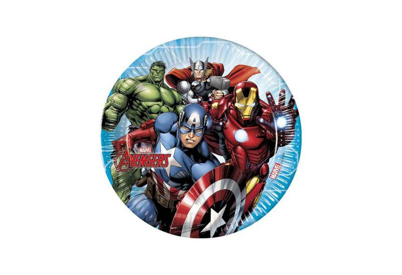Procos Pappteller Pappteller 'Mighty Avengers', Ø23cm/8Stk. FSC von Procos