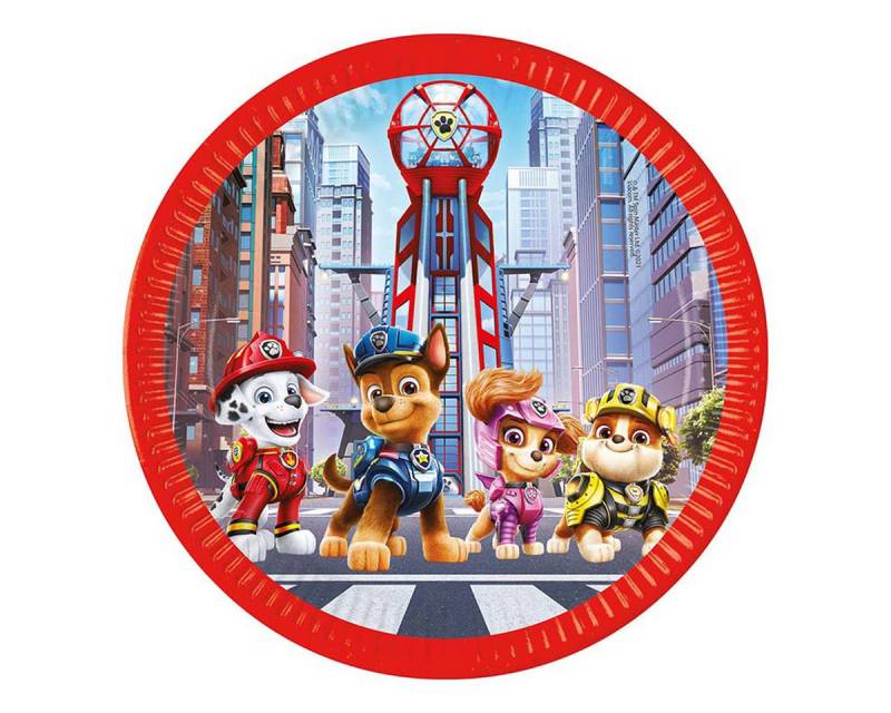 Procos Pappteller Pappteller Paw Patrol Movie 8Stk./23cm FSC von Procos
